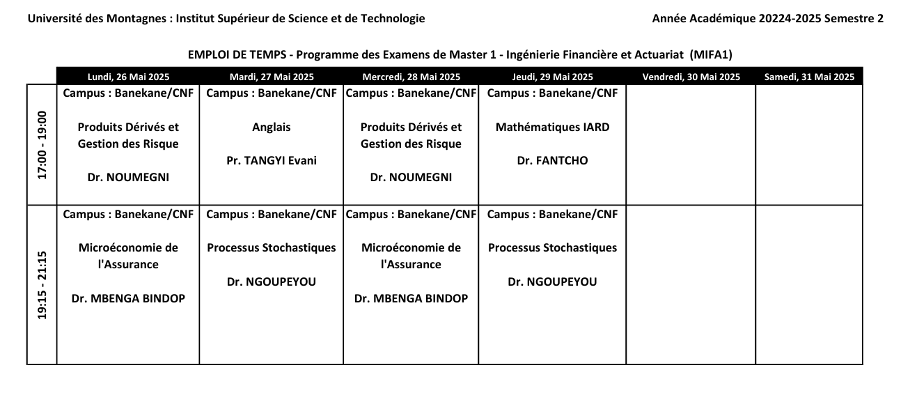 Emploi_de_Temps_Master_IFA1_Examen_26_31_Mai_2025
